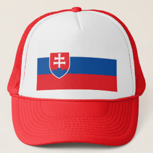 Slovakia Flag Trucker Hat