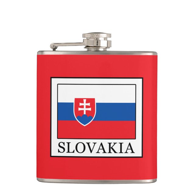 Slovakia Hip Flask (Front)