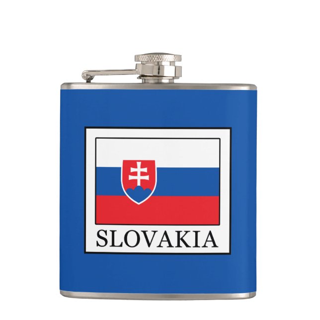 Slovakia Hip Flask (Front)