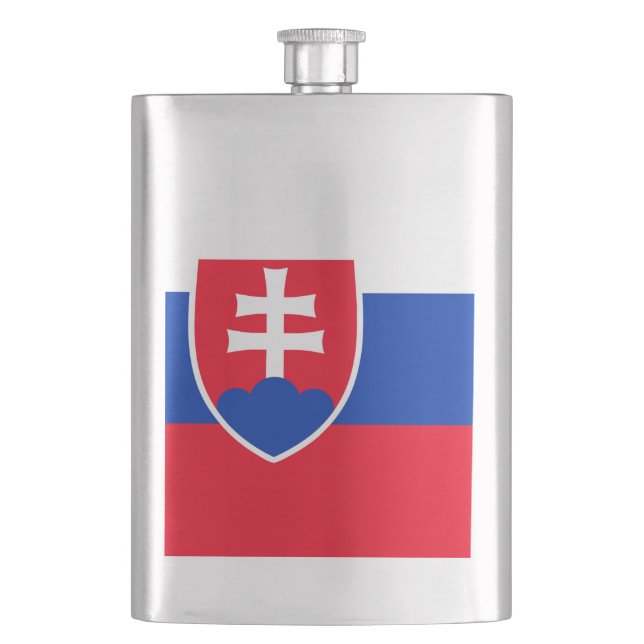 Slovakia Hip Flask (Front)