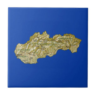 Slovakia Map Tile