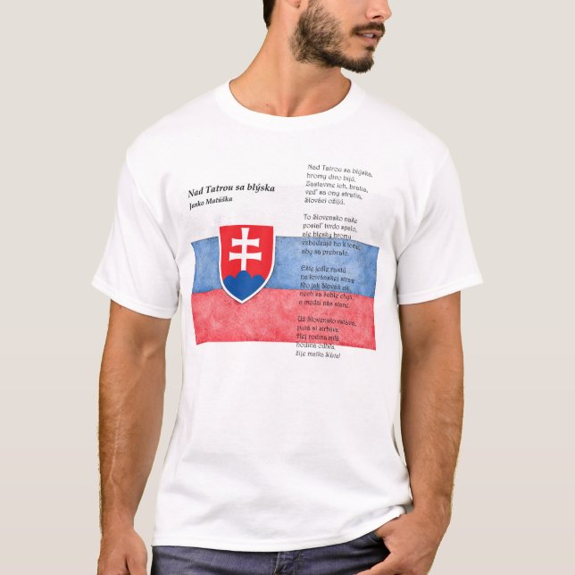 Slovakia - Nad Tatrou sa blýska T-Shirt (Front)