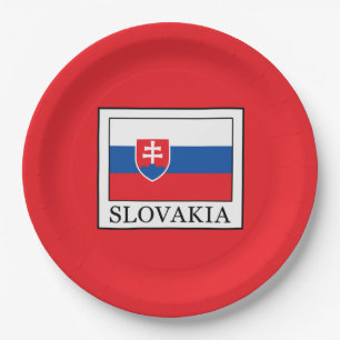 Slovakia Paper Plate