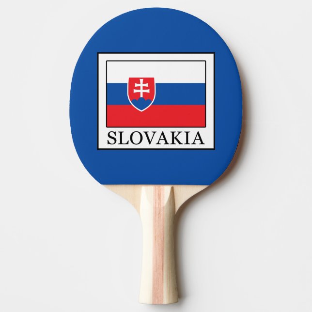 Slovakia Ping Pong Paddle (Front)