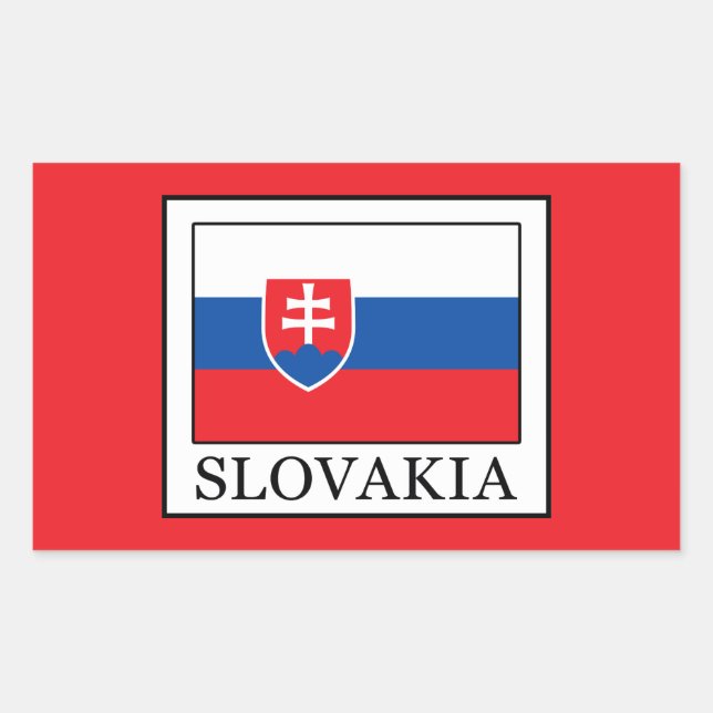 Slovakia Rectangular Sticker (Front)