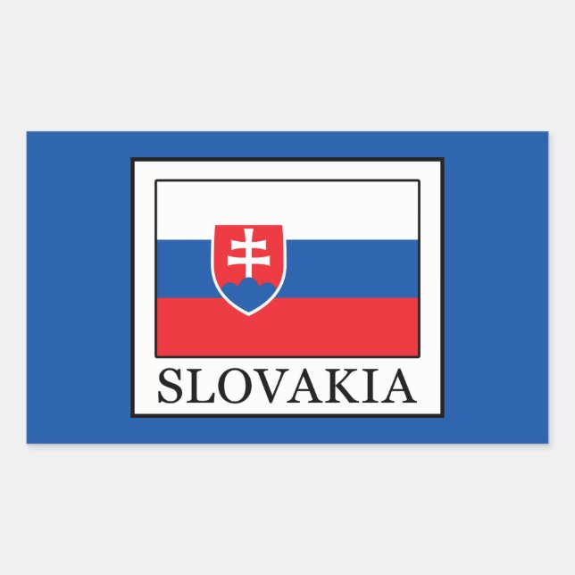 Slovakia Rectangular Sticker (Front)