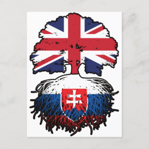 Slovakia Slovakian British UK United Kingdom Postcard