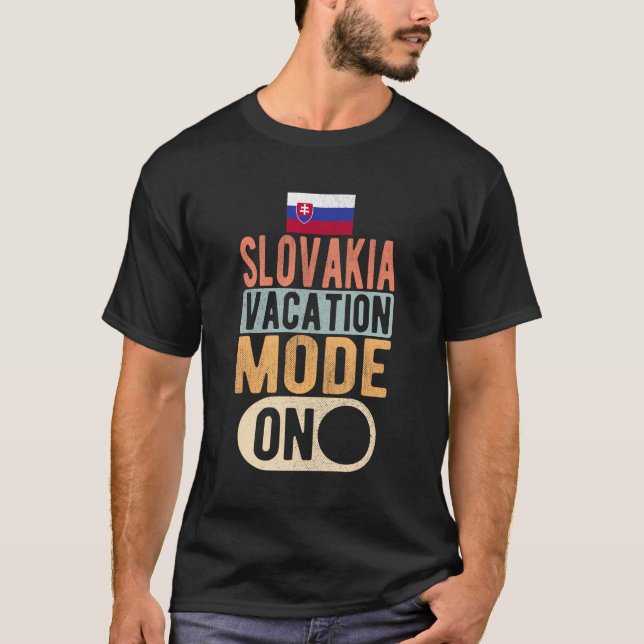 Slovakia Souvenir - Travel - Slovakia Vacation Mod T-Shirt (Front)