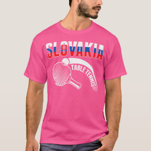 Slovakia Table Tennis Lovers - Support Slovak Ping T-Shirt