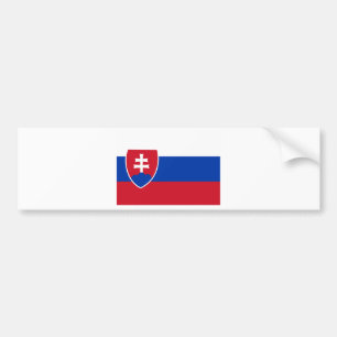 Slovakian Flag Bumper Sticker