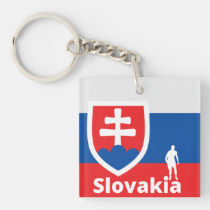 Slovakian soccer key ring