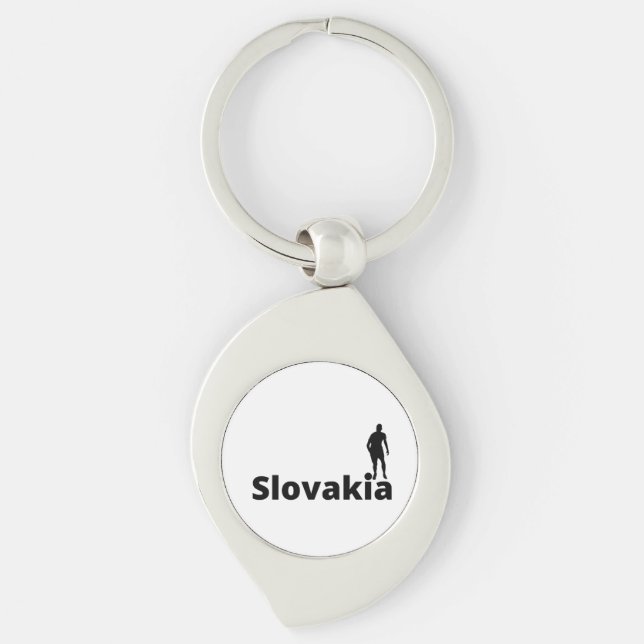 Slovakian soccer  key ring (Front)
