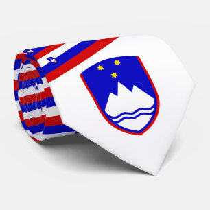 Slovene Flag & Coat of Arms, Flag of Slovenia Tie