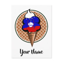 Slovene flag ice cream