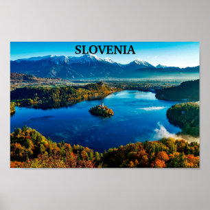 Slovenia - Bled Lake Poster