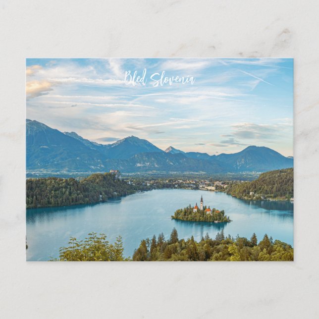 Slovenia bled Postcard (Front)