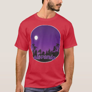 slovenia By night with Palms T-Shirt