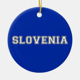 Slovenia Ceramic Tree Decoration