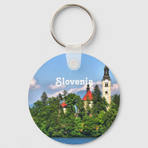 Slovenia Countryside Key Ring