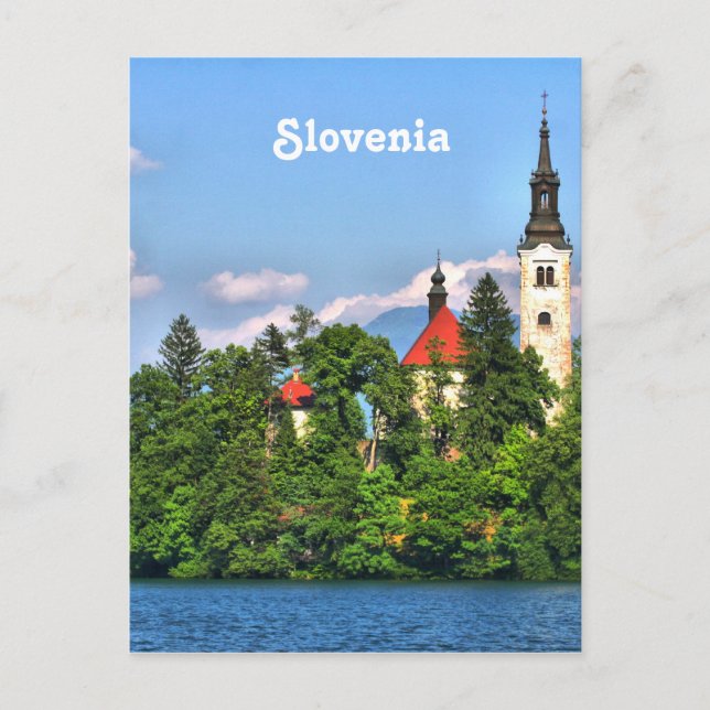 Slovenia Countryside Postcard (Front)