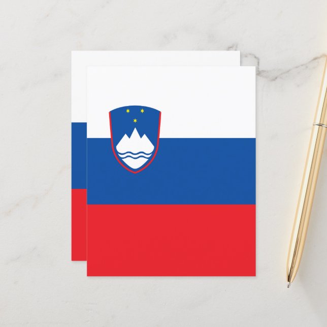 Slovenia flag (Front/Back In Situ)