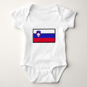 Slovenia Flag Baby Bodysuit