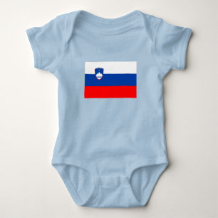 Slovenia Flag Baby Bodysuit