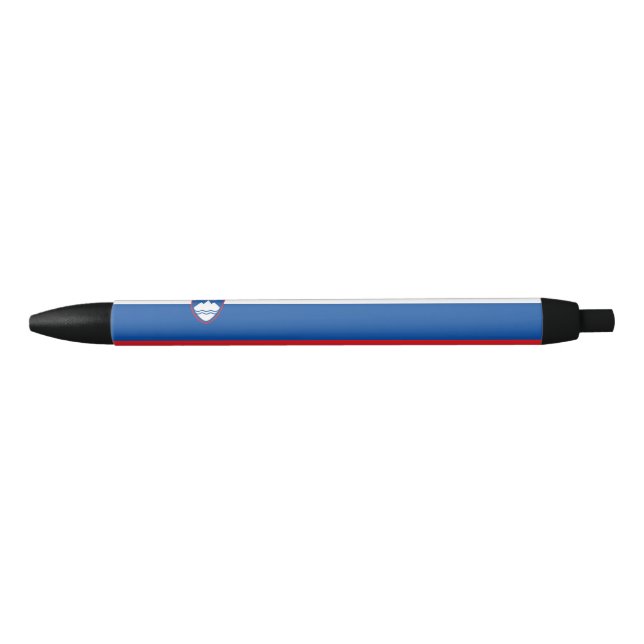 Slovenia flag black ink pen (Front)