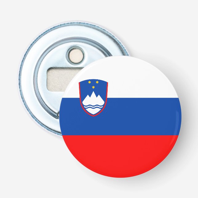 Slovenia Flag Bottle Opener (Front)