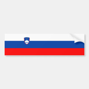 Slovenia Flag Bumper Sticker