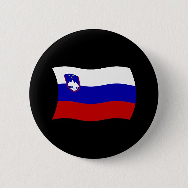 Slovenia Flag Button (Front)