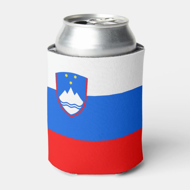 Slovenia Flag Can Cooler (Can Front)