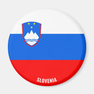 Slovenia Flag Charming Patriotic Magnet