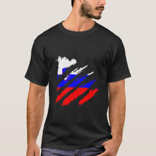 Slovenia Flag Claw Heritage Slovenian Roots Sloven T-Shirt