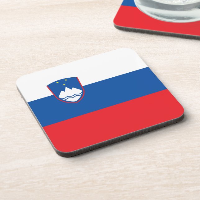 Slovenia flag coaster (Left Side)