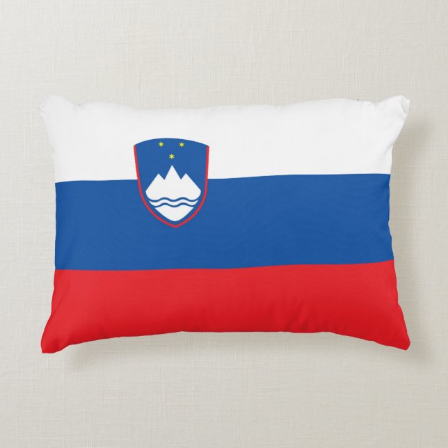 Slovenia flag decorative cushion (Front)