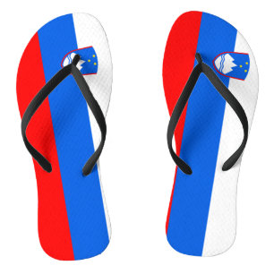 Slovenia Flag Flip Flops