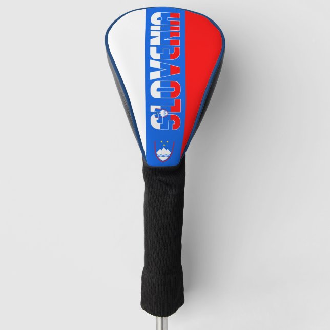 Slovenia Flag Gorgeous Patriotic Golf Head Cover (Front)