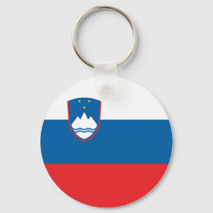 Slovenia Flag Key Ring