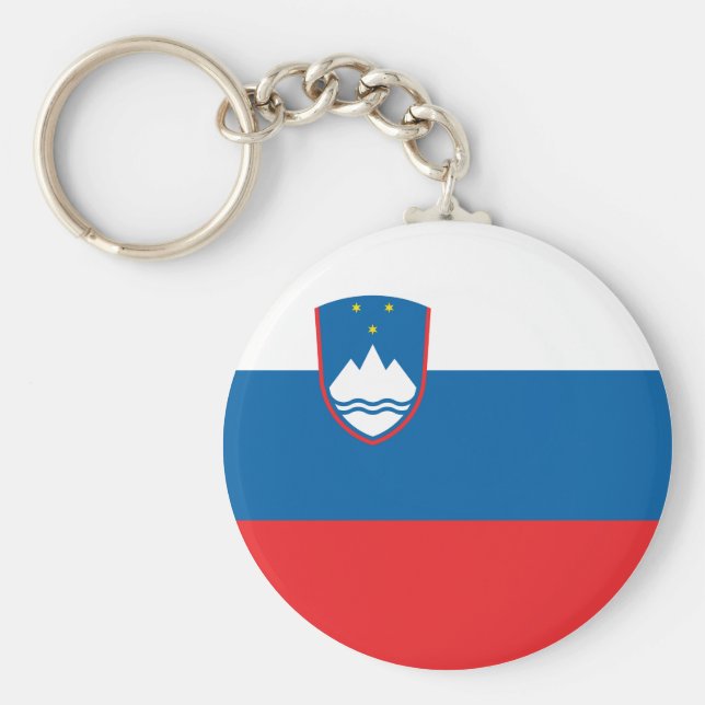Slovenia Flag Key Ring (Front)