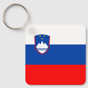 Slovenia Flag Key Ring