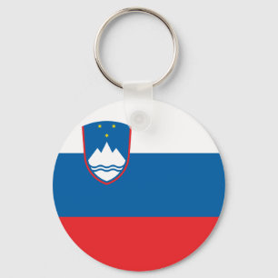 Slovenia Flag Key Ring