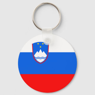 Slovenia Flag Key Ring