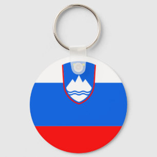 slovenia flag key ring