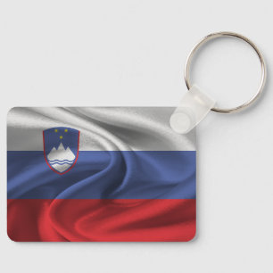 Slovenia Flag Keychain
