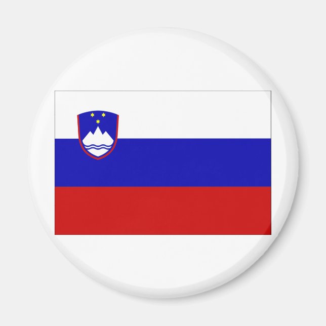 Slovenia Flag Magnet (Front)