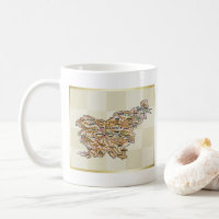 Slovenia Flag + Map Mug
