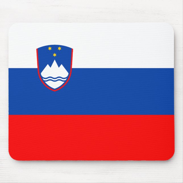Slovenia Flag Mouse Mat (Front)