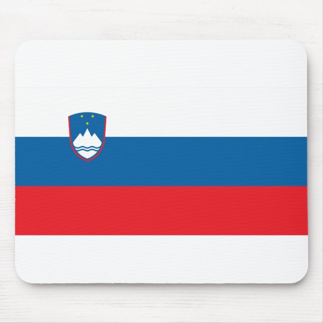 Slovenia Flag Mouse Mat (Front)
