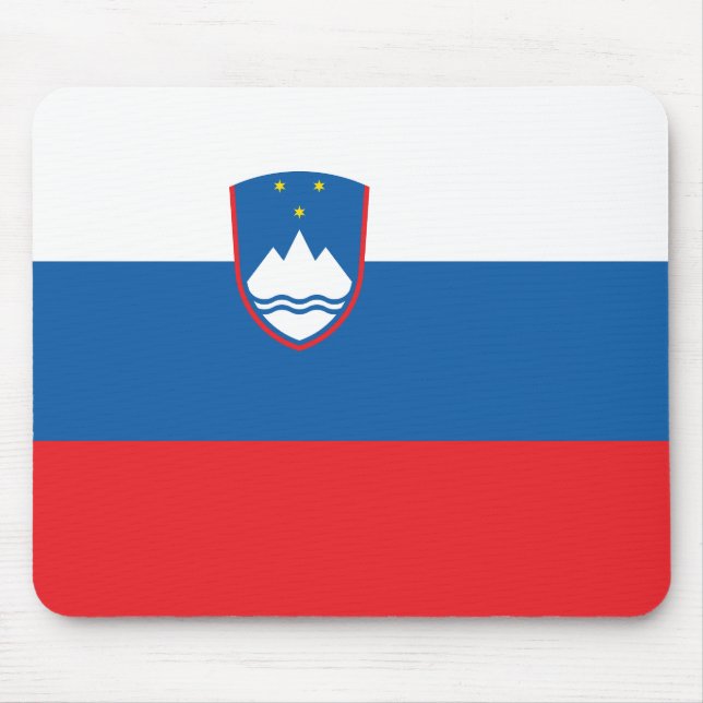Slovenia Flag Mouse Mat (Front)